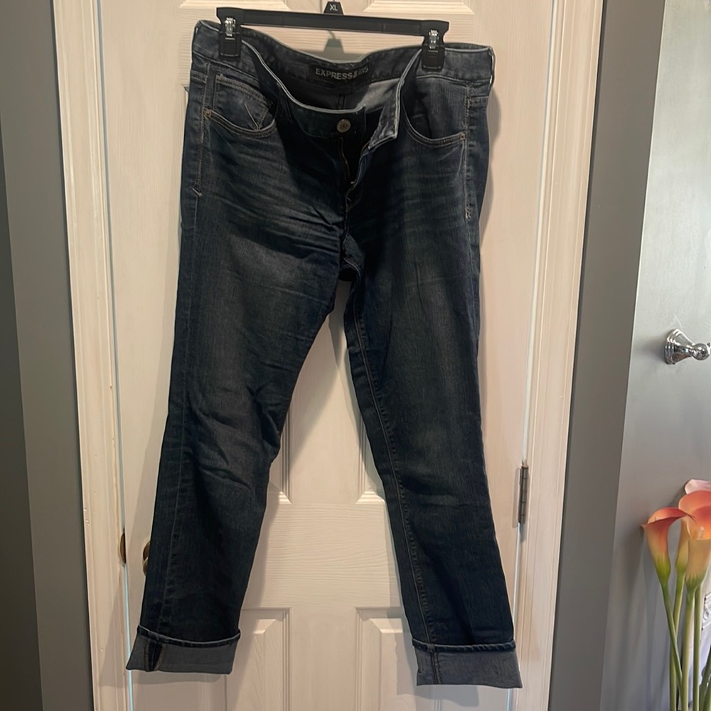 Express jeans worn once